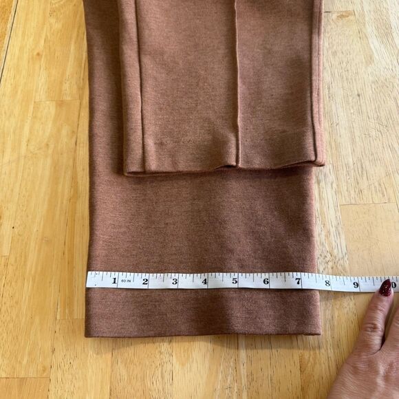 Everlane The Dream Knit Pant Sz XL Golden Brown Pocket Tapered Ankle Length EUC - Picture 13 of 16